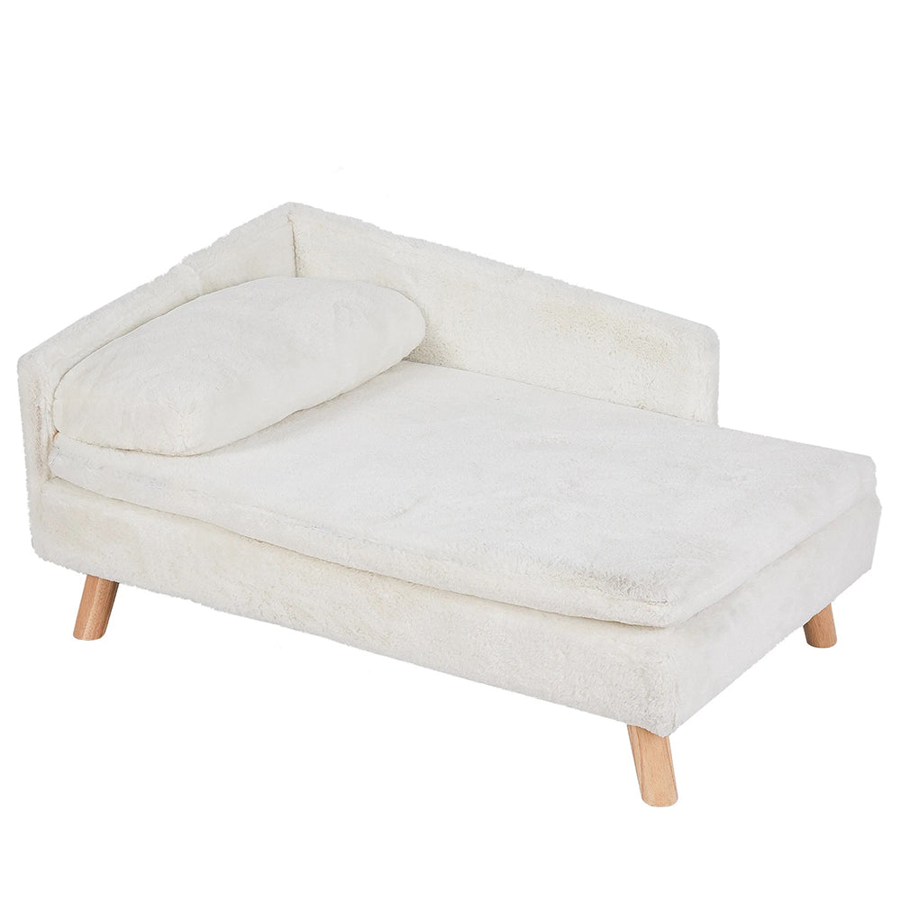 Elevated Pet Bed Nordic Pet Stool Bed with Waterproof Cozy Pad