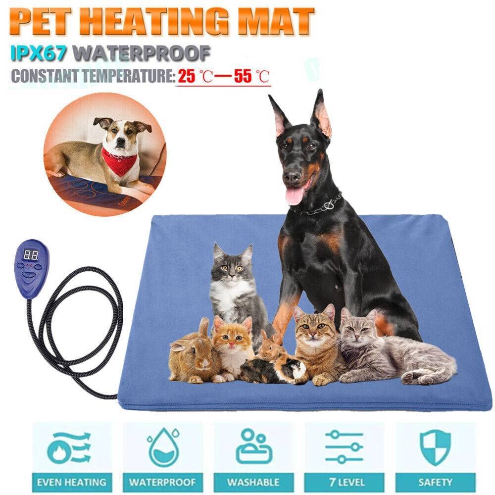 Waterproof Electric Pet Heating Pad – Chew-Resistant Heated Mat for Cats & Dogs