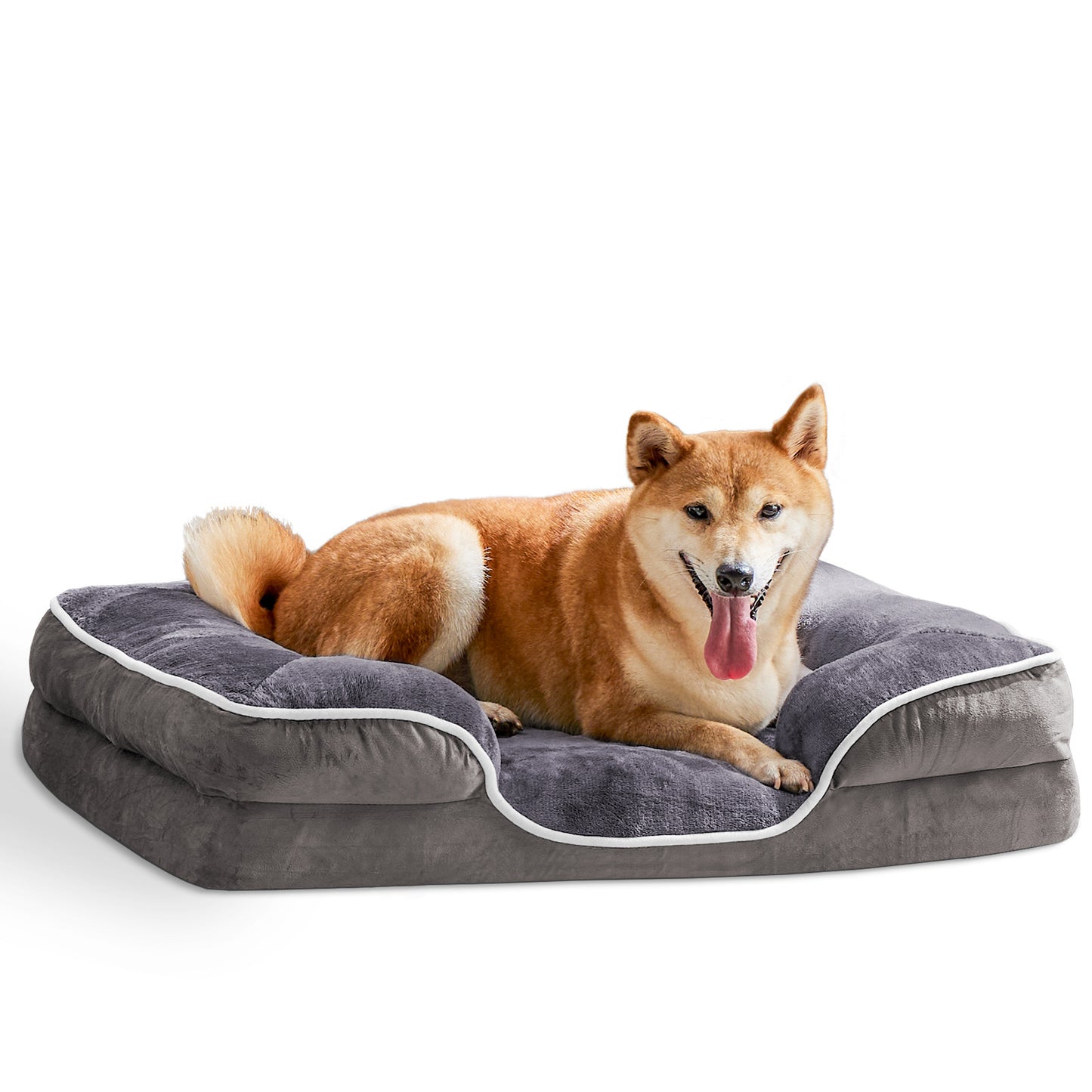 Orthopedic Memory Foam Pet Bed – Washable Cover & Waterproof Liner for Small Dogs & Cats