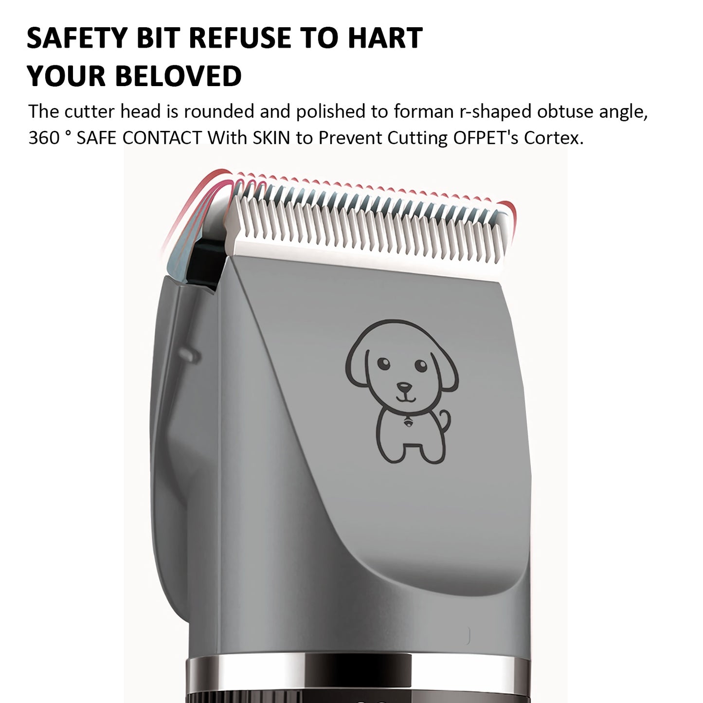 Cordless Electric Pet Grooming Kit – Hair Clipper & Trimmer for Dogs & Cats
