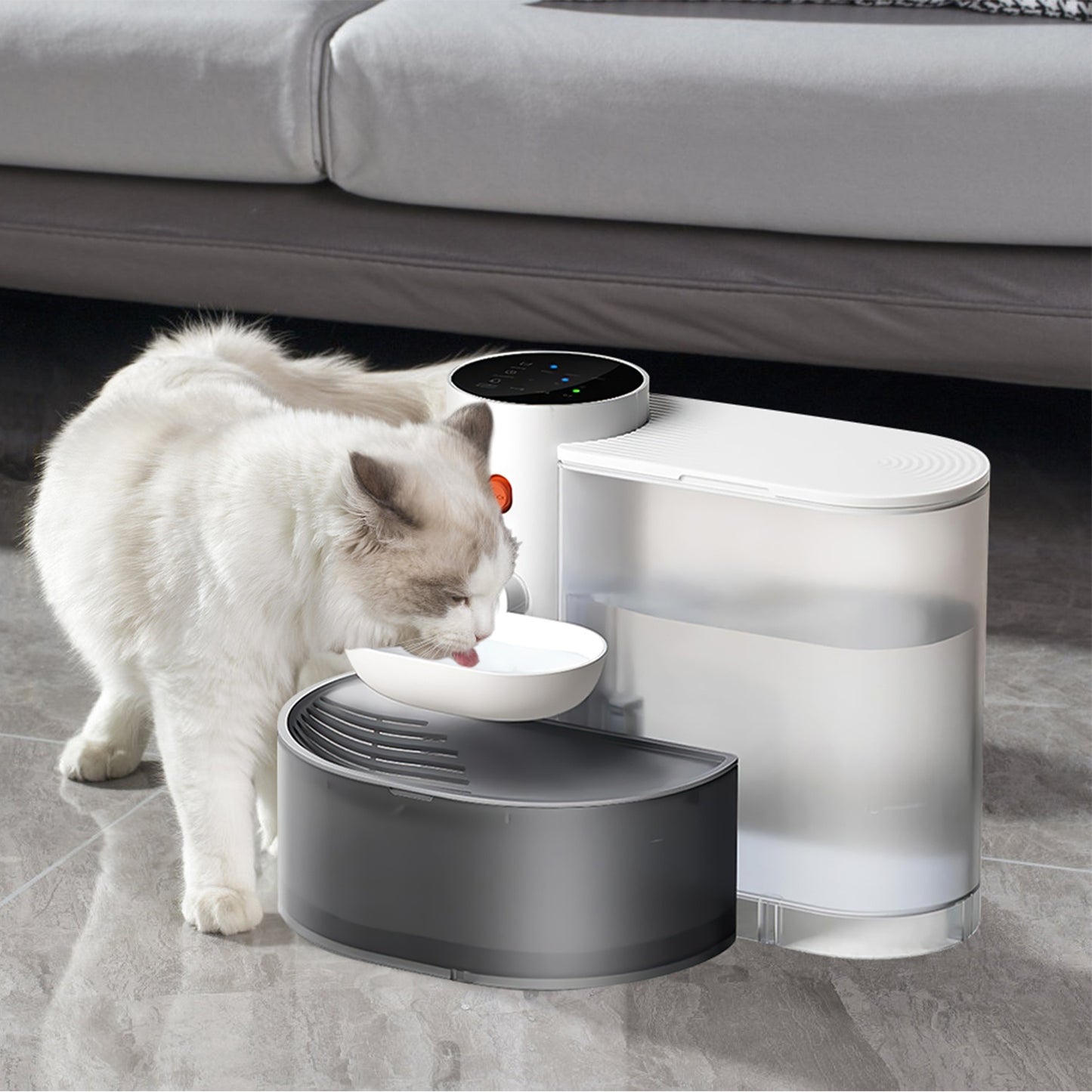 3L Smart Pet Water Fountain – Automatic Self-Refill, Touch Control
